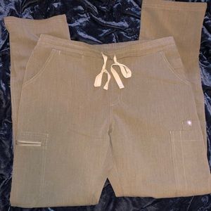 Figs Small Yola Scrub bottoms- Heather Olive- rare color